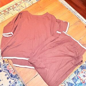 Women's Brown Lounge Set